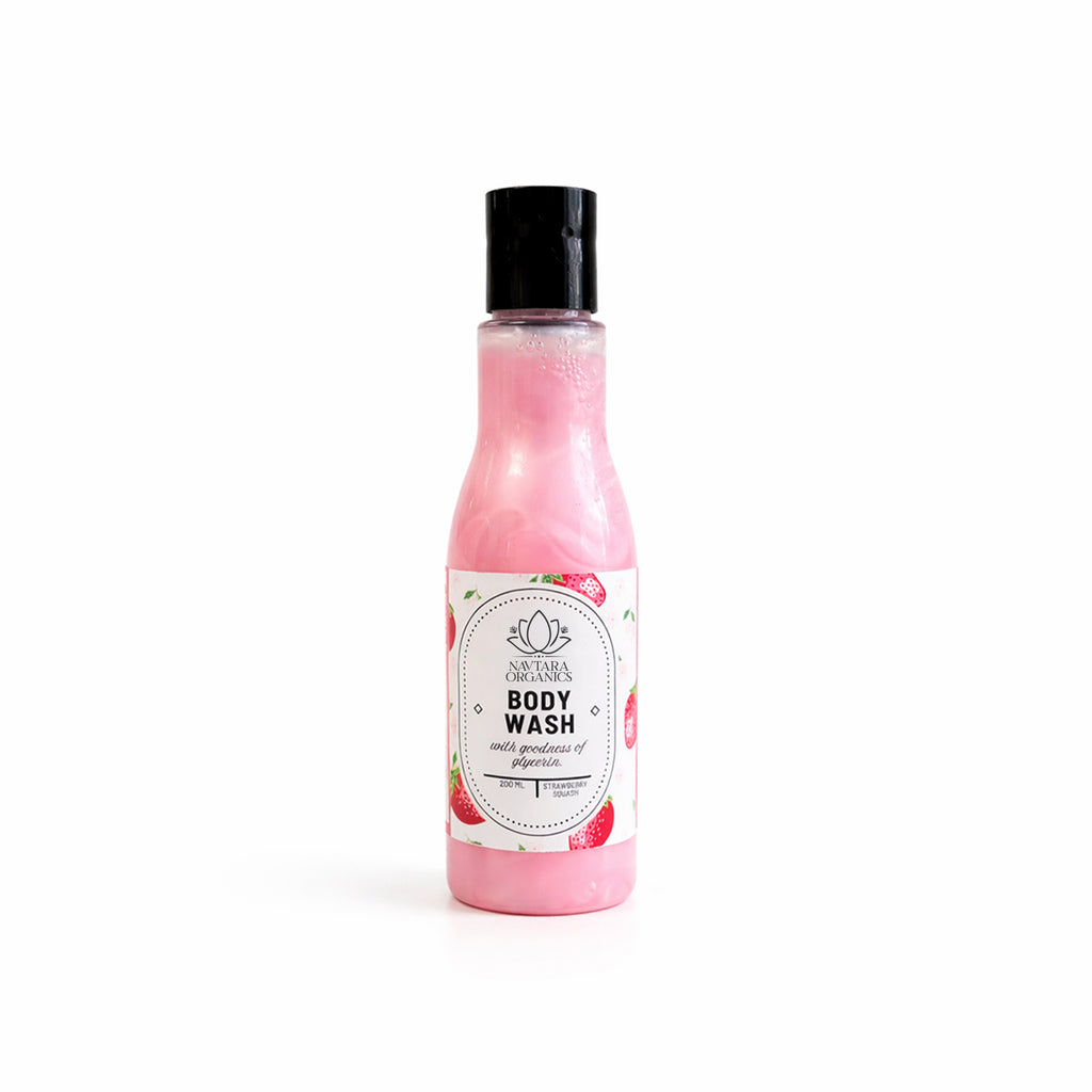 Strawberry Squash Body Wash | Navtara Organics (200ml)