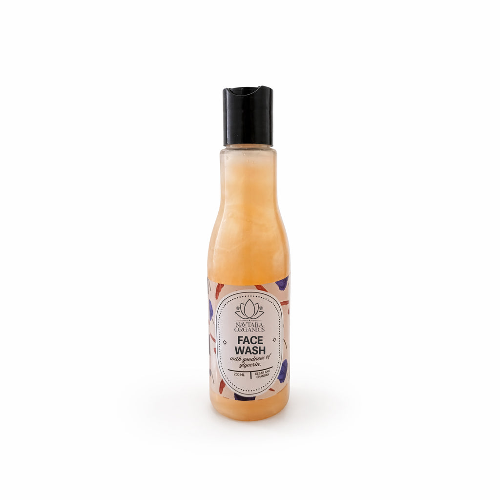 Kesar Chandan Face Wash | Navtara Organics (200ml)