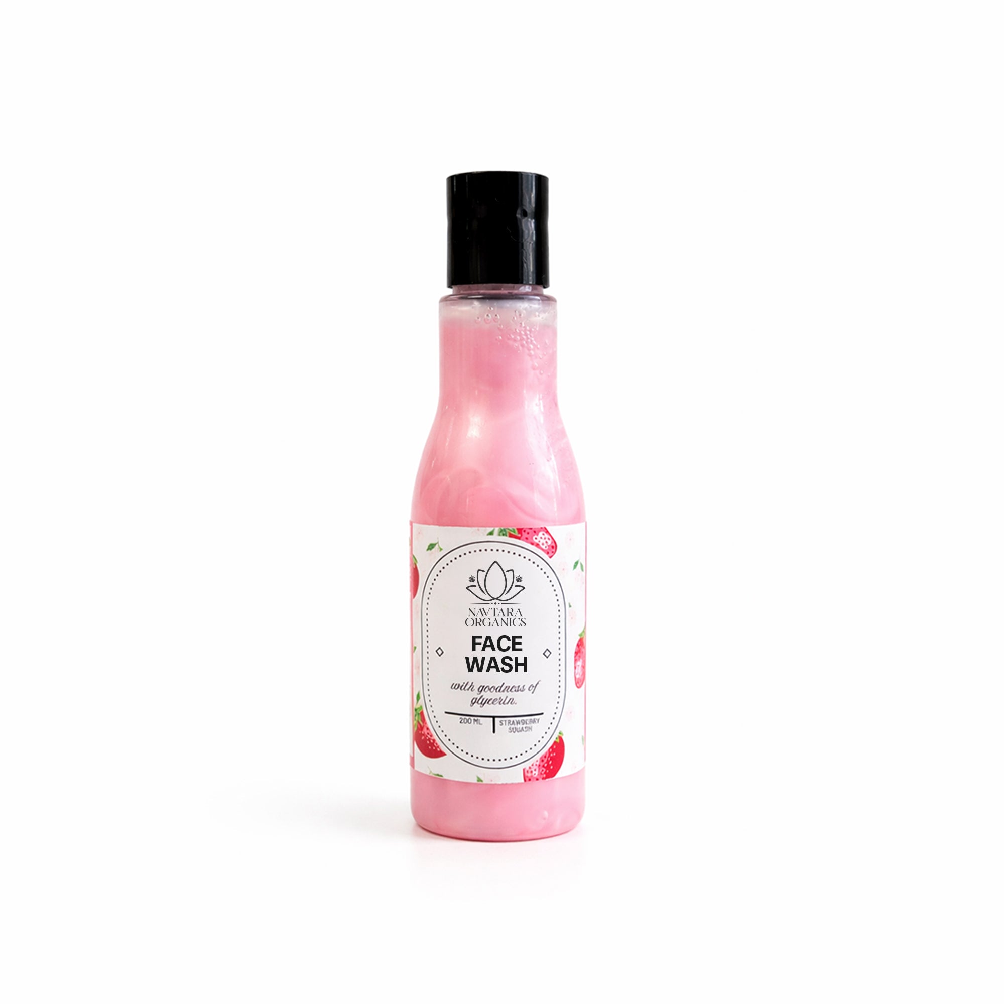 Strawberry Squash Face Wash | Navtara Organics (200ml)