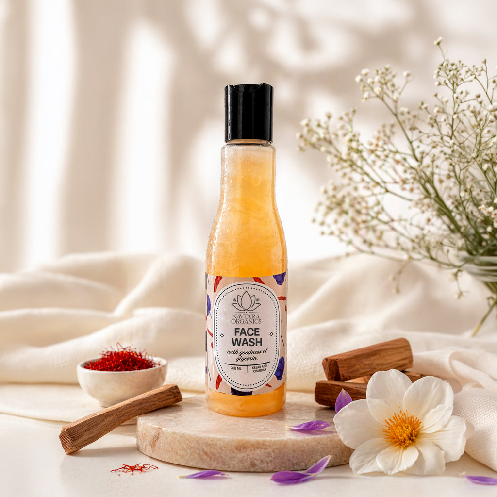 Kesar Chandan Face Wash | Navtara Organics (200ml)