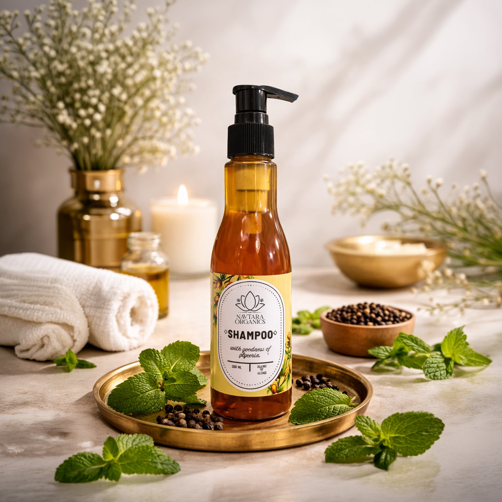 Herbal Shampoo | Navtara Organics (200ml)