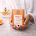 Orange Candy Ayurvedic Soap Bar | Navtara Organics (100g)