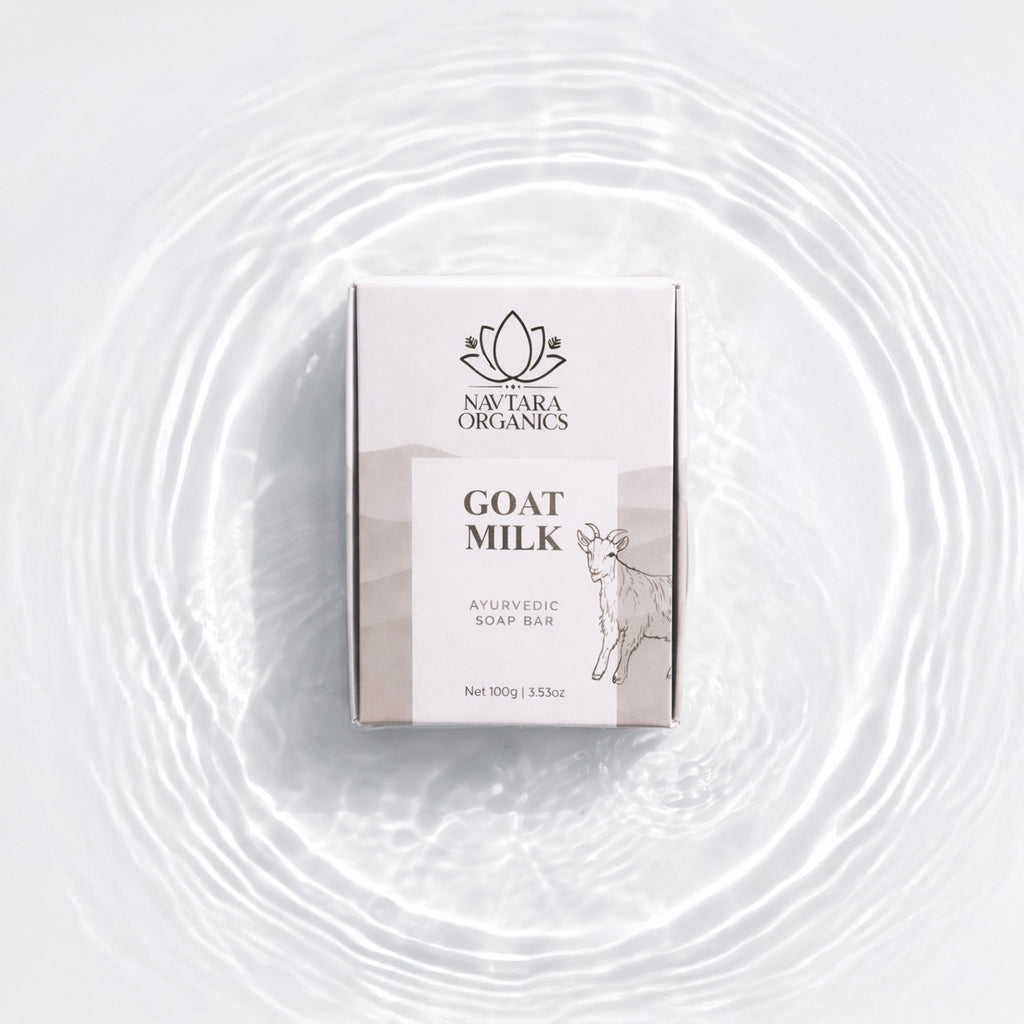 Goat Milk Ayurvedic Soap Bar | Navtara Organics (100g)