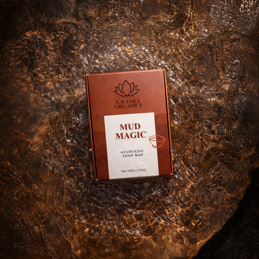 Mud Magic Ayurvedic Soap Bar | Navtara Organics (100g)