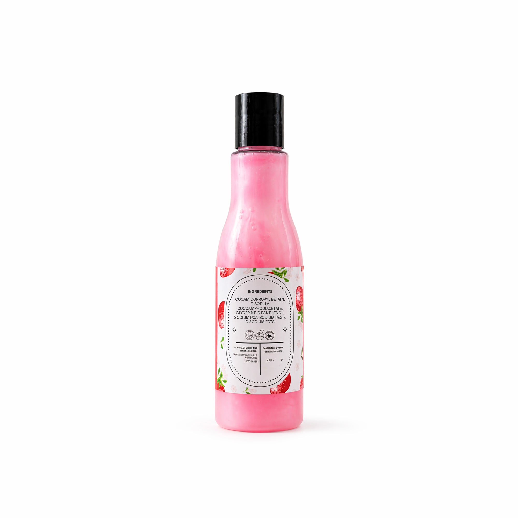 Strawberry Squash Face Wash | Navtara Organics (200ml)