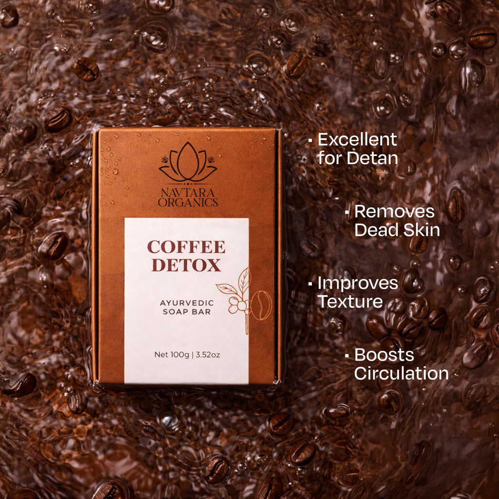 Coffee Detox Soap Bar | Navtara Organics (100g)
